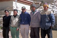 39 Our Nepalese Crew At Rongbuk Monastery Rajin, Purna, Kumar, Phurba, Ram.jpg